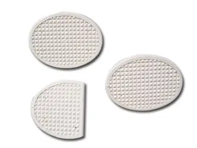 Tappetini bianchi per pedali freno e frizione per 