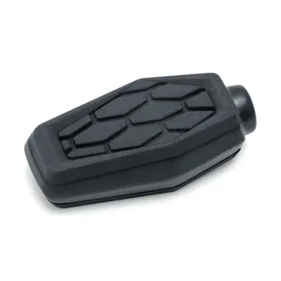 Pedalino cambio Kuryakyn Hex gomma nera, nero Kury 