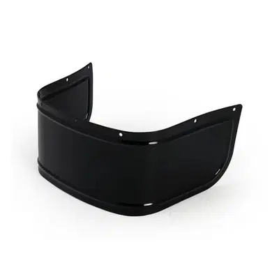 Ornamento parafango anteriore nero liscio per Soft 
