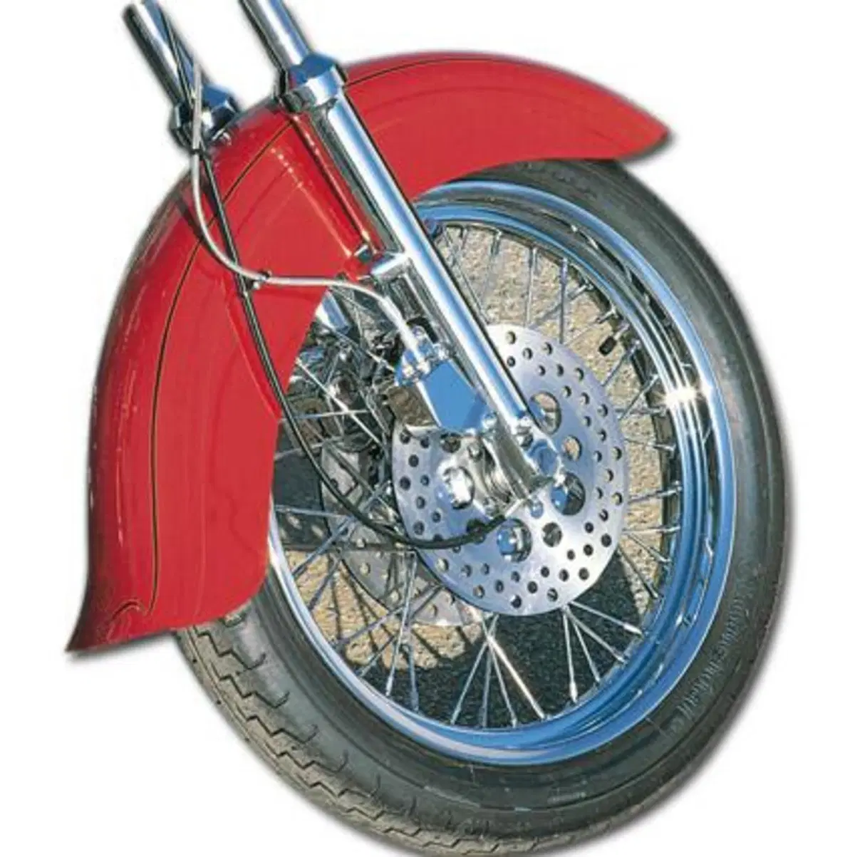 Parafango anteriore 19" orlato con Flip Custom Chr 
