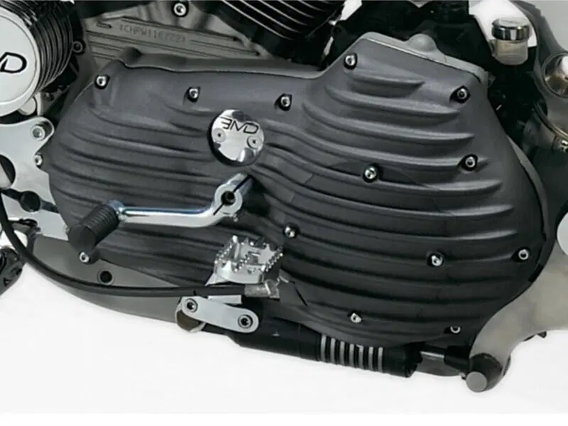 Coperchio primaria Ribster nero Per Sportster dal EMD