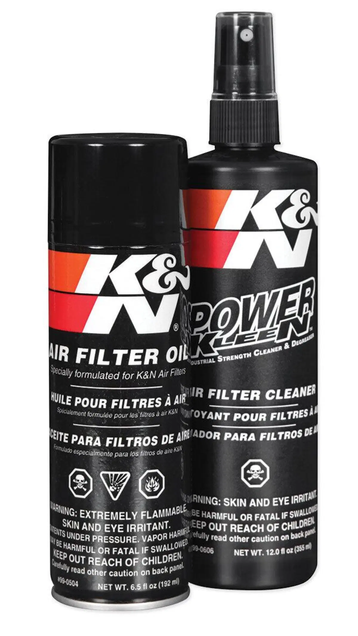 Kit K&N per pulizia e manutenzione filtri aria