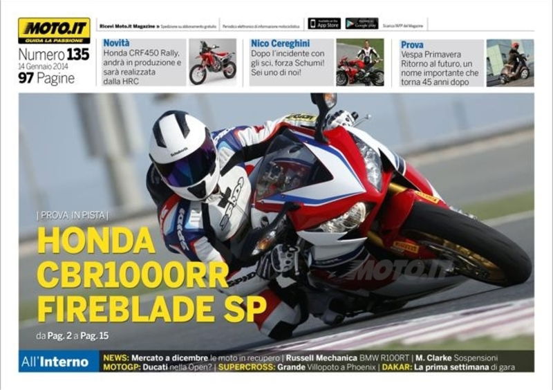 Magazine n&deg; 135, scarica e leggi il meglio di Moto.it