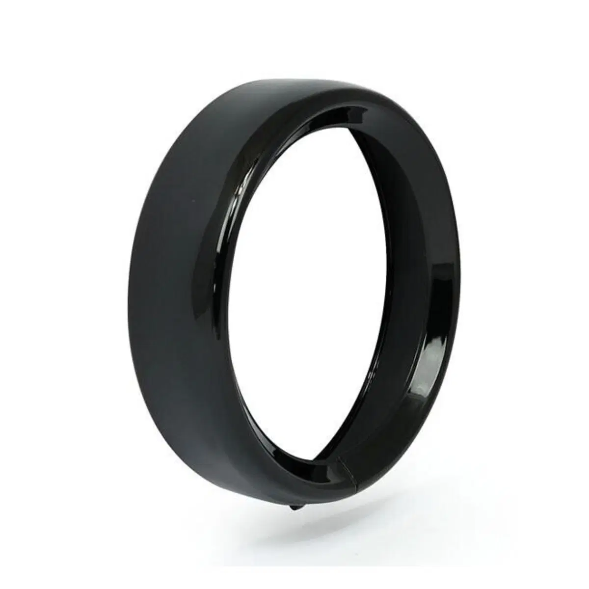 Ghiera per faro da 7” Recessed nera lucida per Sof 
