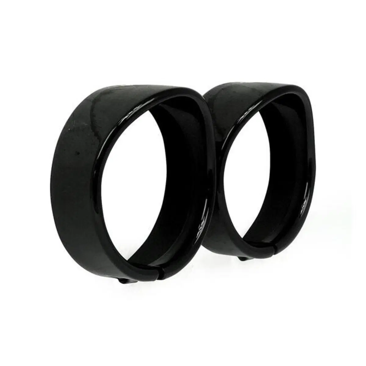 Ghiere per fari supplementari da 4,5” Visored nere 