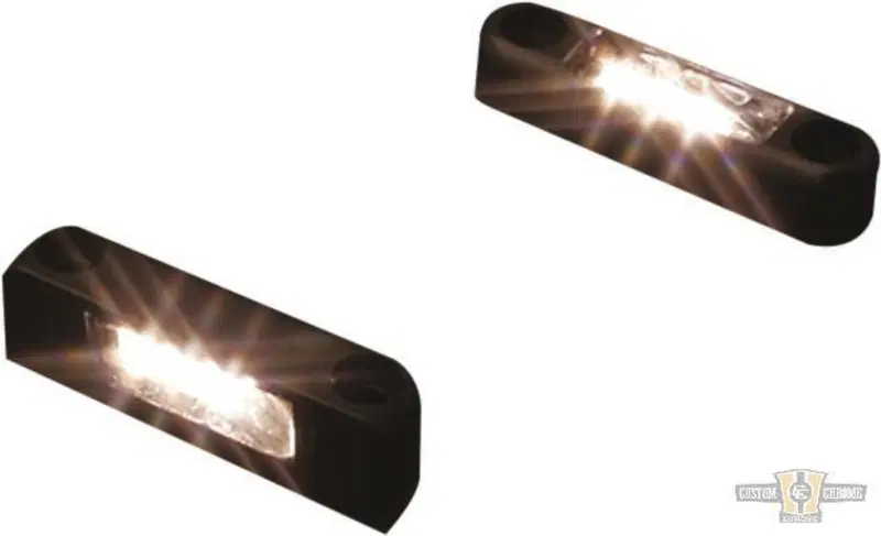 Luce arancio LED Top FX - corpo nero Radiantz 