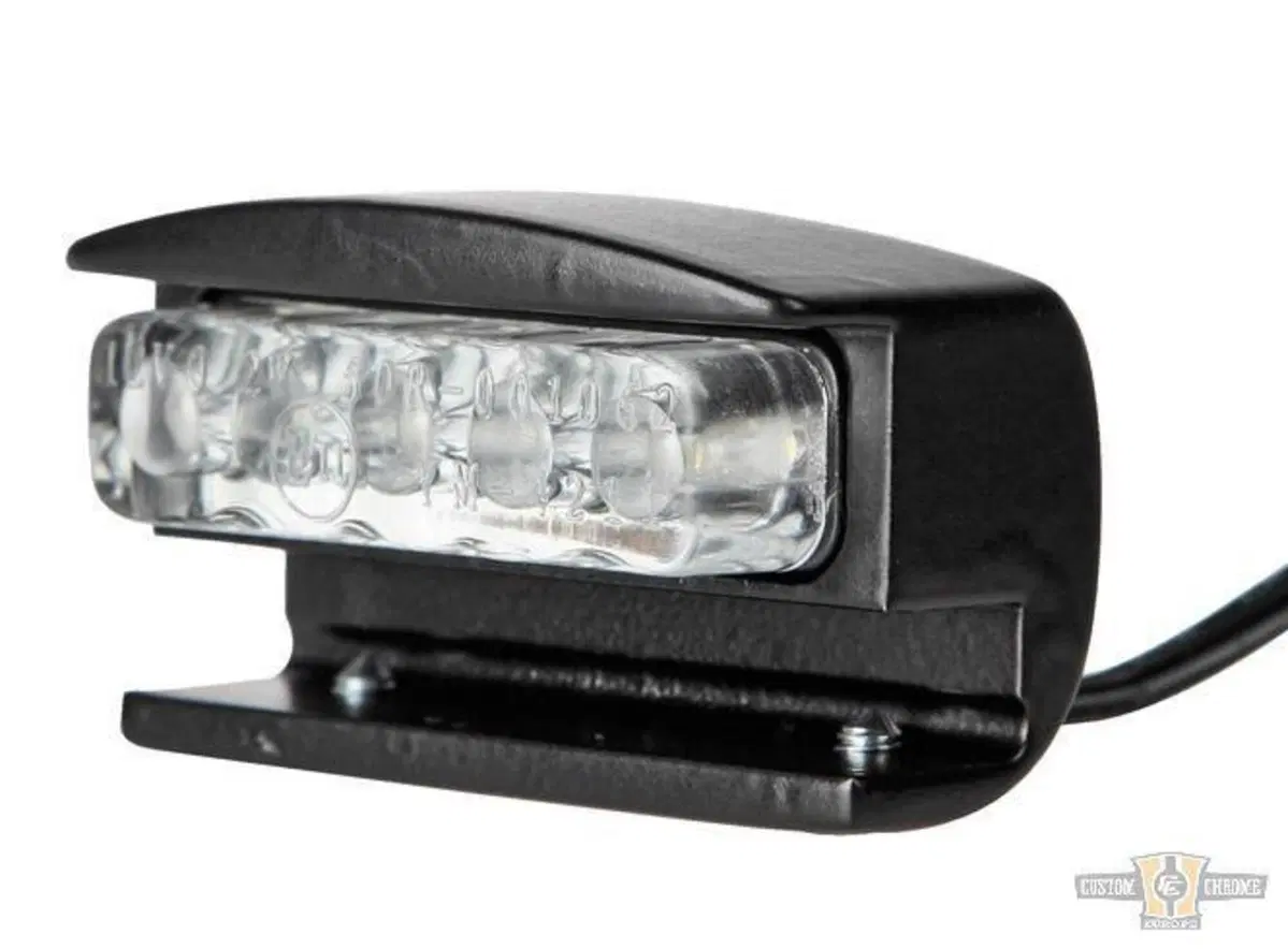 Luce targa LED nera omologata Thunderbike
