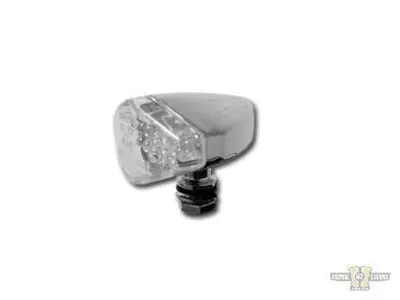 Luce targa Diamond a led 12 Volt cromata omologata 