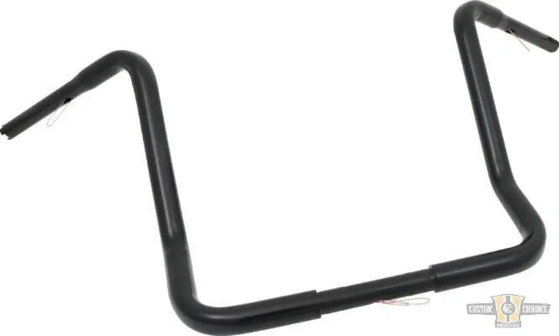 Manubrio Ape Hanger 1-1/4" alto 17" FLHT nero Dres Santee