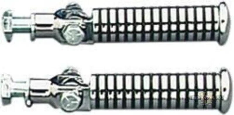 Pedaline O-ring e cromo con supporto senza fascett 