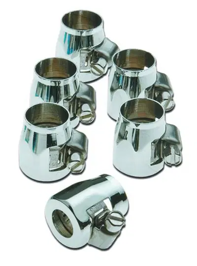 Fascette stringi tubo cromate 1/4" (confezione da 