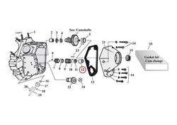 Bronzina Cam Per Big Twin dal 1973 fine al 1992 ri 