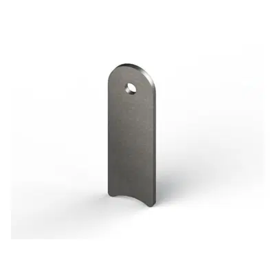 Staffe in acciaio da saldare B 25,4mm x L 78mm x 3 