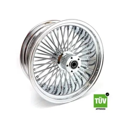Ruota posteriore cromata Big Spoke 48 raggi 18&rdquo;x 8 
