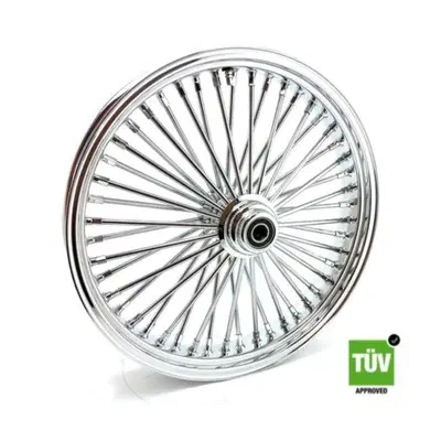 Ruota anteriore cromata Big Spoke 48 raggi 21&rdquo;x 3, 