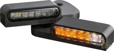 Frecce anteriori/posizione LED Omologate nere Hein 
