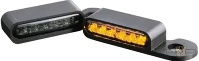 Frecce anteriori LED Omologate nere Heinz Bikes so 