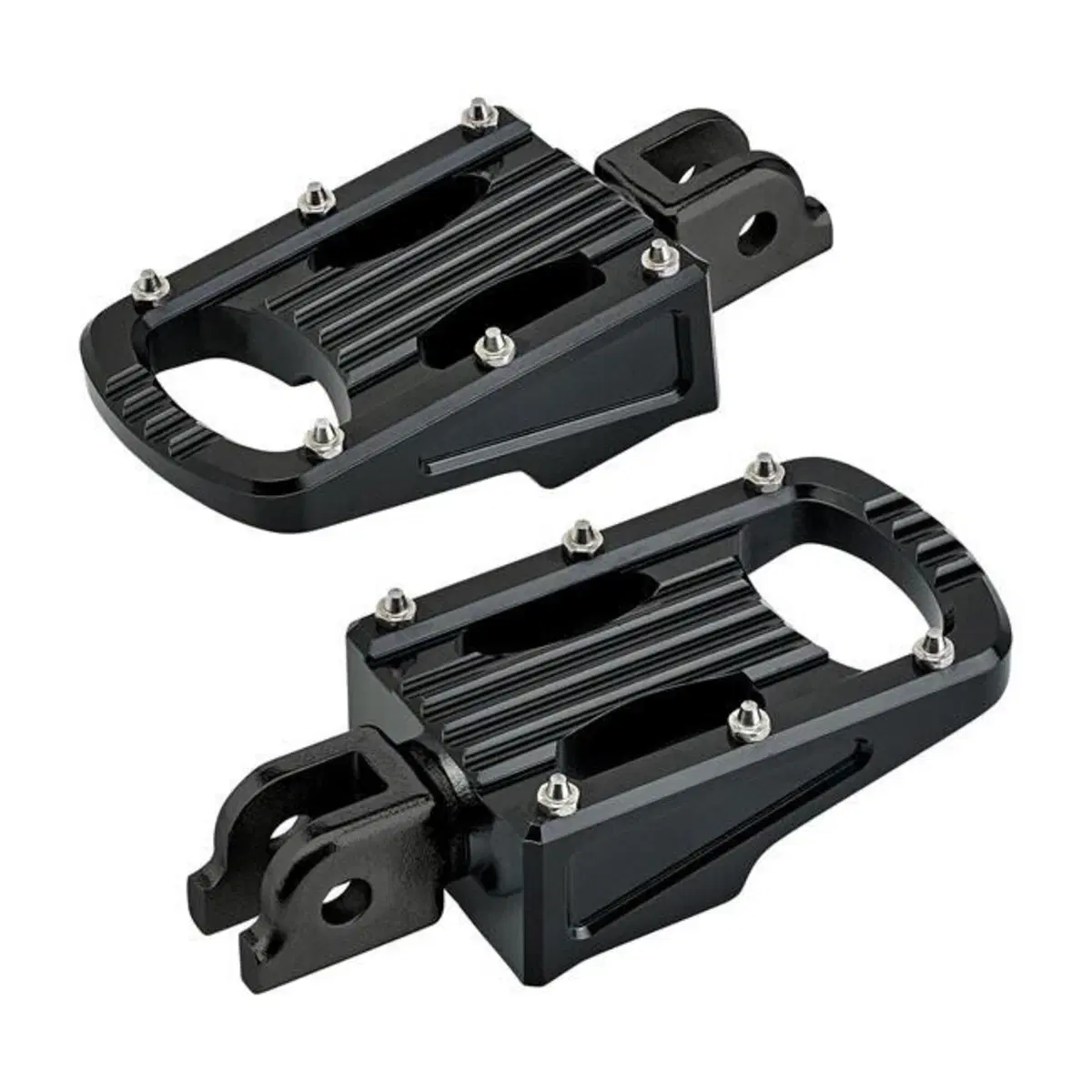 Pedaline guidatore Biltwell Punisher nere con adat