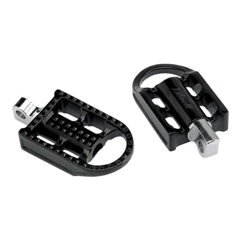 Pedaline Biltwell Mushman nere con adattatore masc