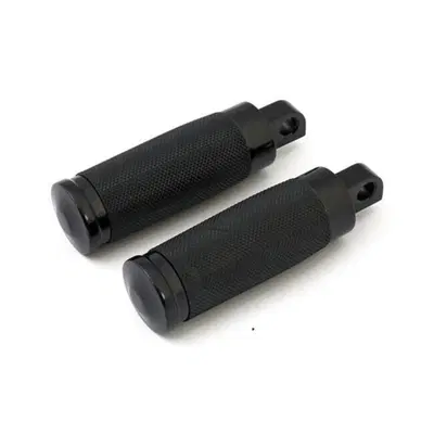 Pedaline Caliber zigrinate nere Motorcycle Storeho 