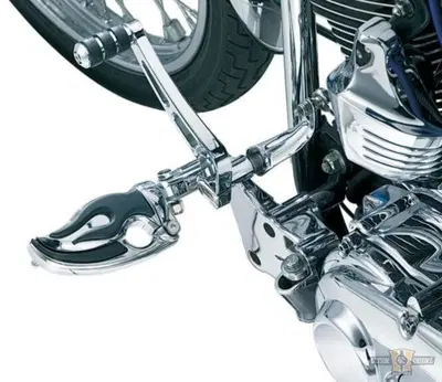 Pedaline Kuryakyn fiamme con tallone Kuryakyn 
