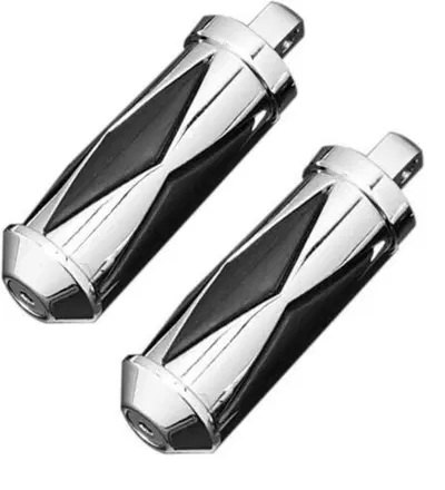 Pedaline diamond gomma e cromo per guidatore Custo 