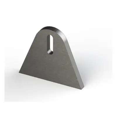 Staffe in acciaio da saldare B 65mm x L 55mm x 6mm 