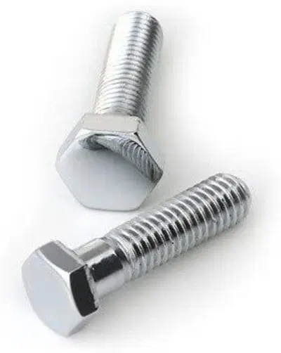 Viti testa esagonale in millimetri cromate 12 x 80 