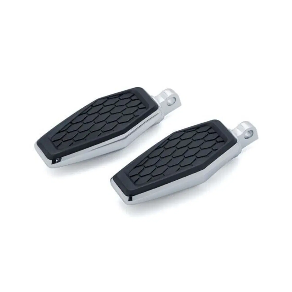 Pedaline Kuryakyn Hex cromate con adattatore masch 