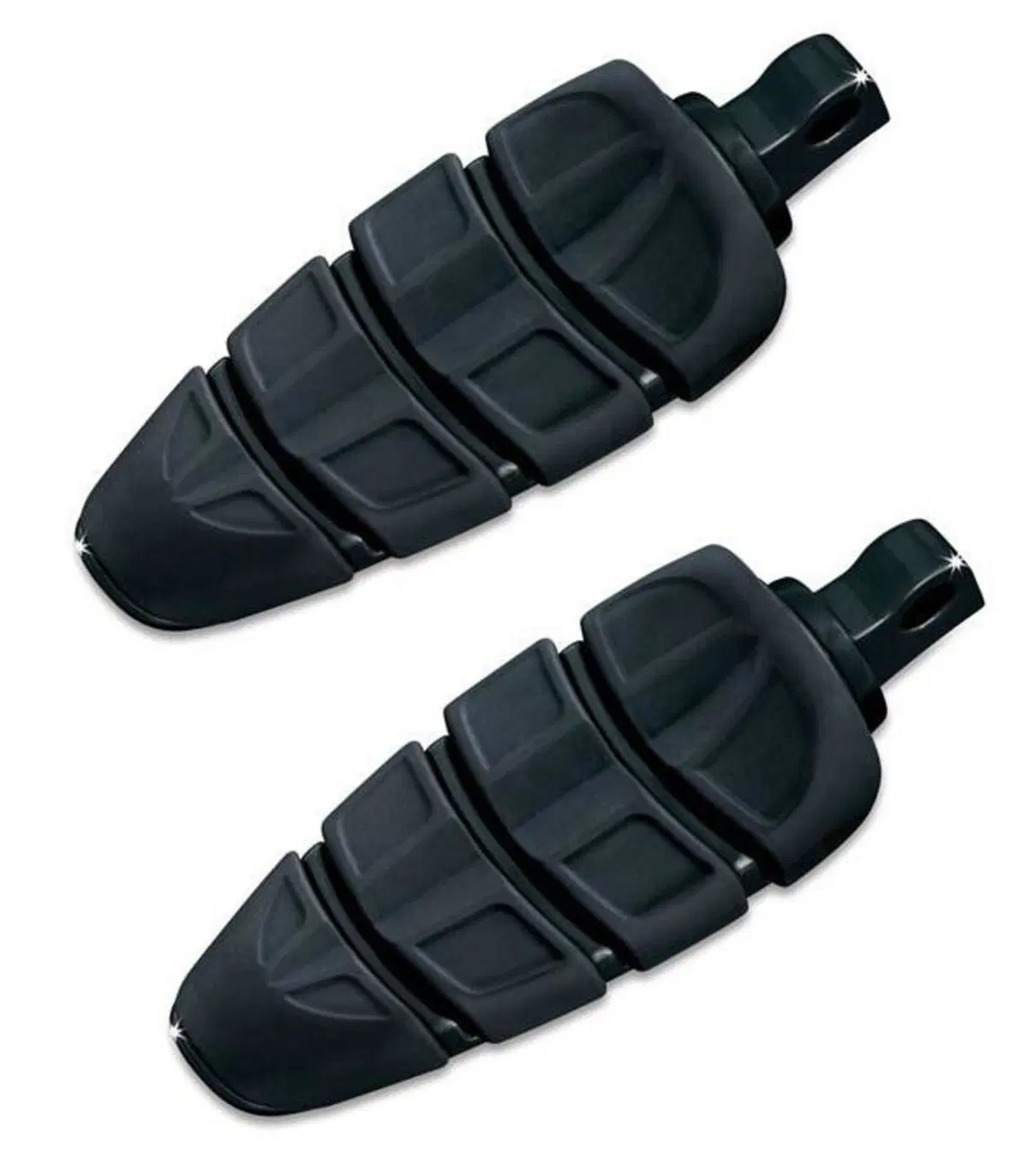 Pedaline Kuryakyn Kinetic nere con adattatore masc 