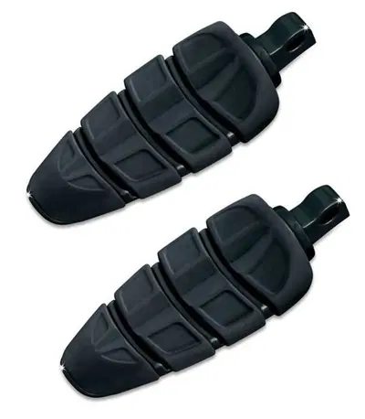 Pedaline Kuryakyn Kinetic nere con adattatore masc 