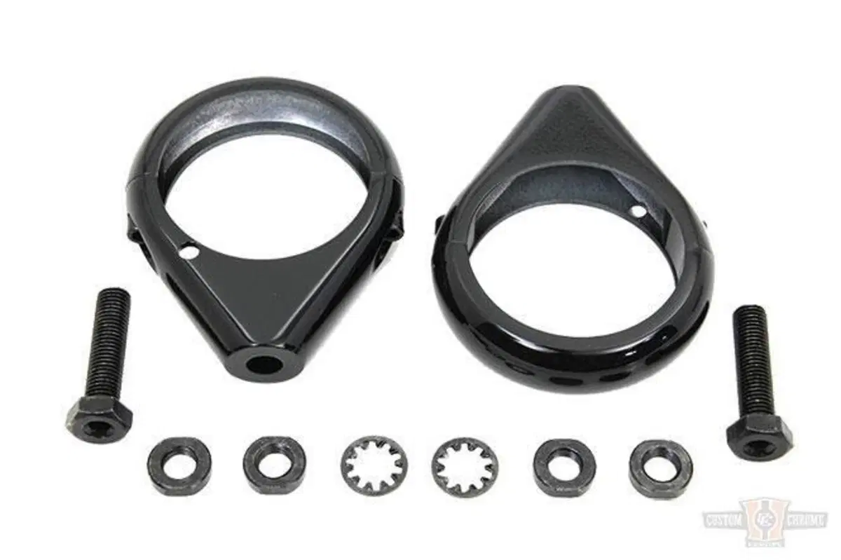 supporti frecce Radial neri per forcelle da 49 mm 