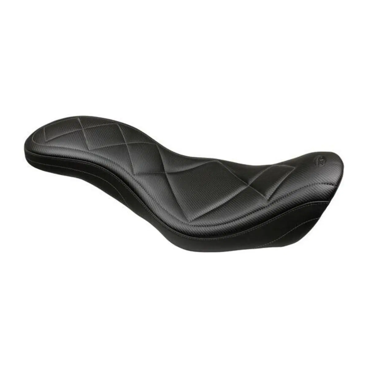 Sella Mustang Super Tripper Black Carbon per Dyna 