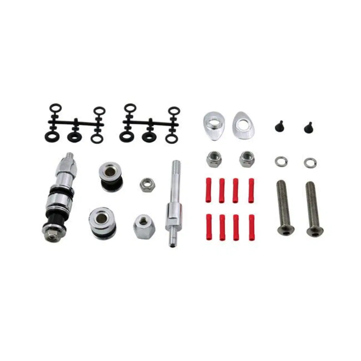 Kit bulloneria sgancio rapido per sissybar schiena 