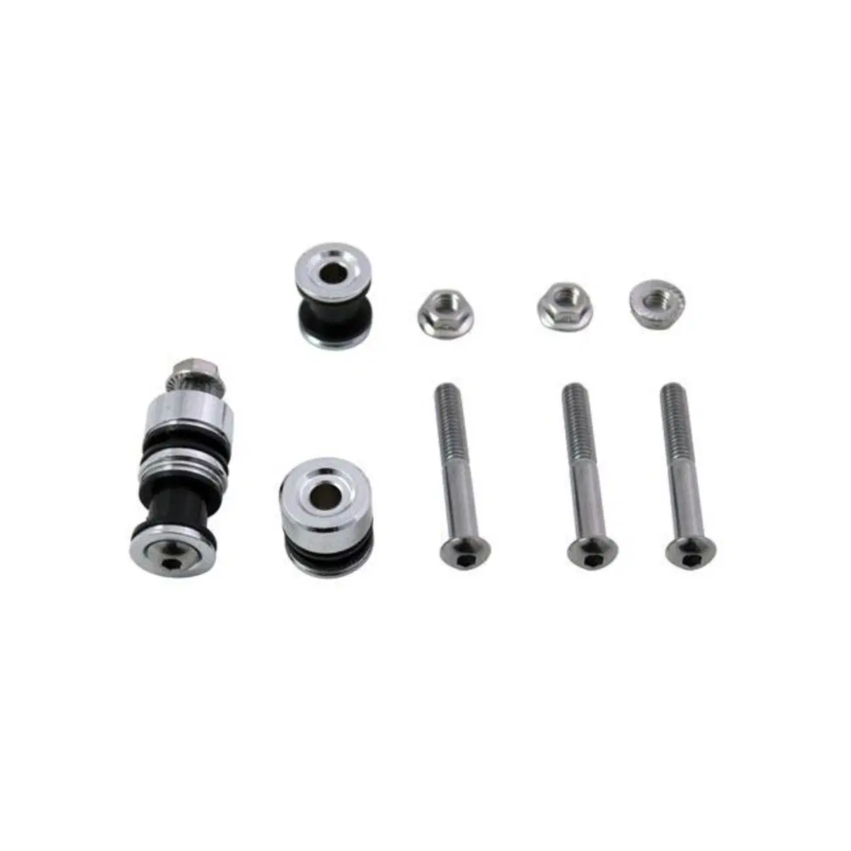 Kit bulloneria sgancio rapido per sissybar schiena 