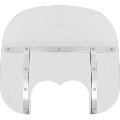 Parabrezza Memphis Fats alto 33 cm trasparente per 