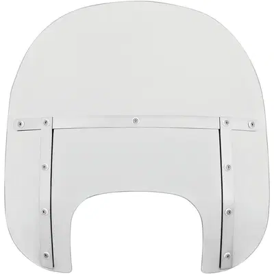 Parabrezza Memphis Fats alto 38 cm trasparente per 