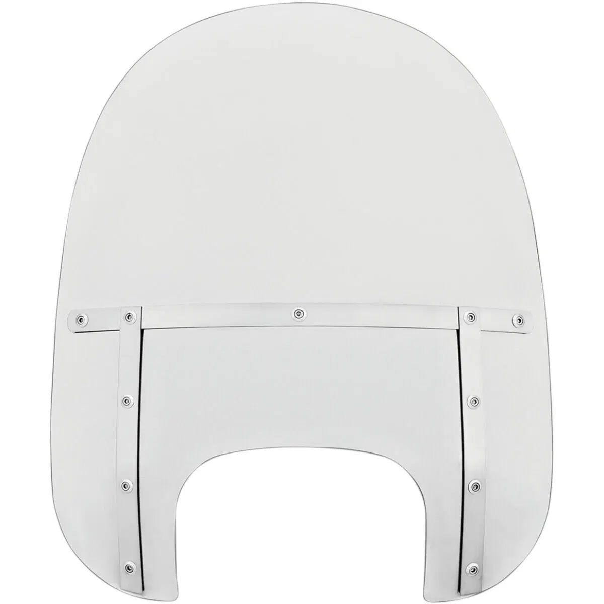 Parabrezza Memphis Fats alto 48 cm trasparente per 