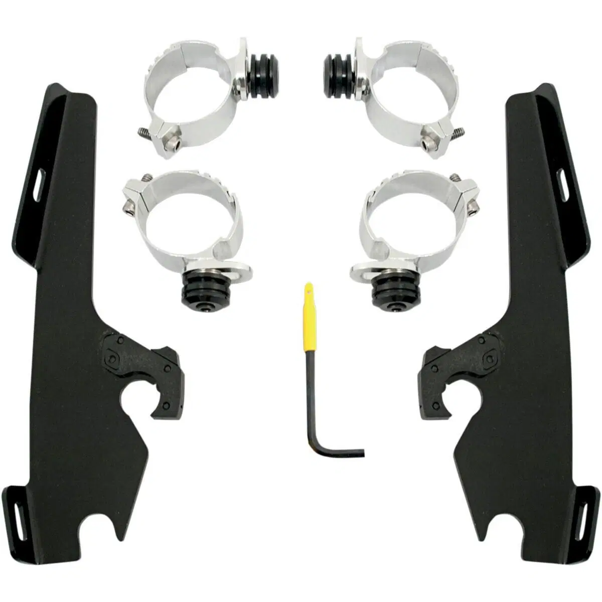 kit sgancio rapido nero per Batwing Memphis Shades 