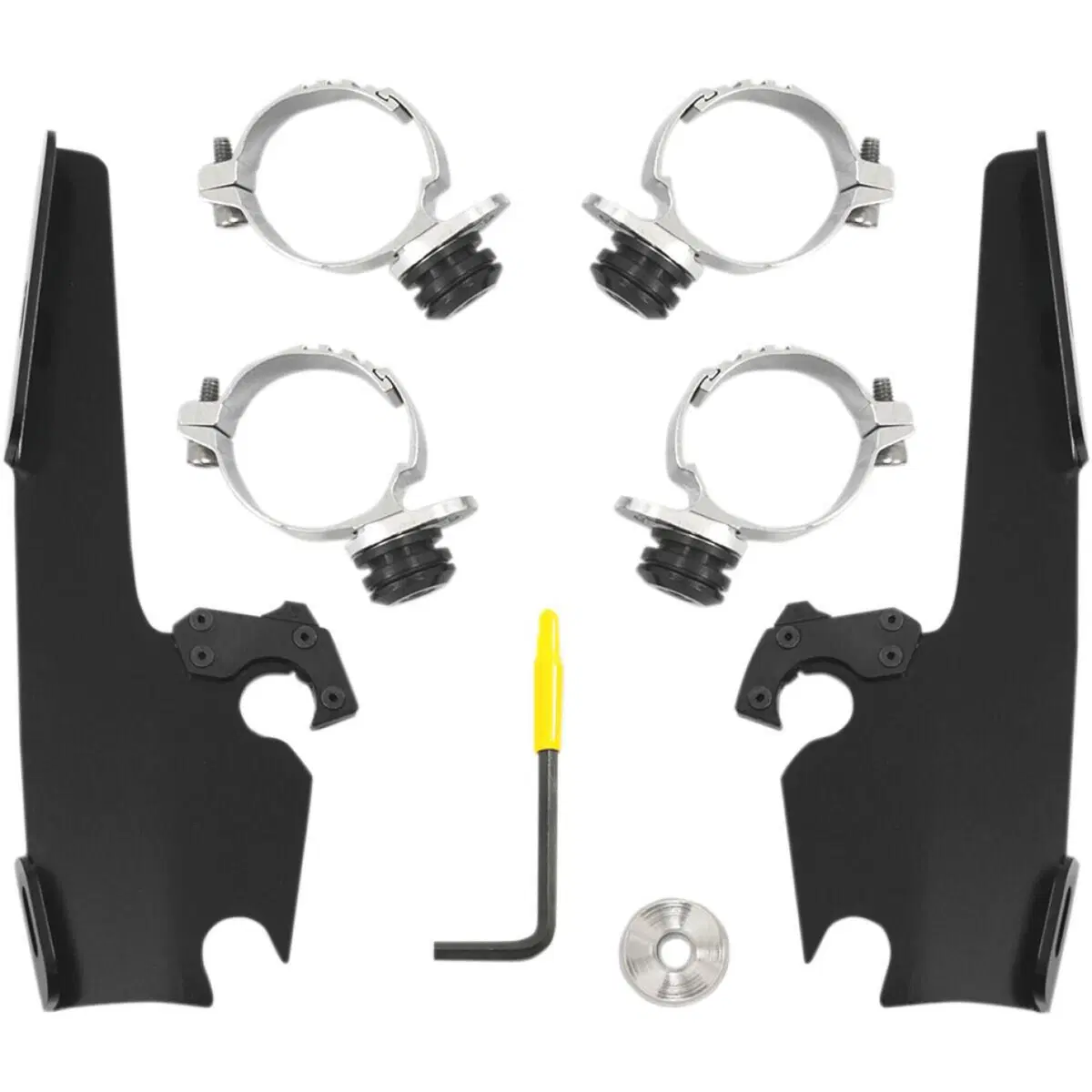 kit sgancio rapido nero per Batwing Memphis Shades 