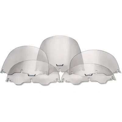 Parabrezza Slip Streamer alto 33 cm trasparente Pe 