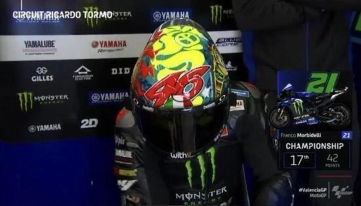 MotoGP 2021. Il GP di Valencia. I piloti dell'Academy riportano in pista i caschi di Rossi [GALLERY] (2)