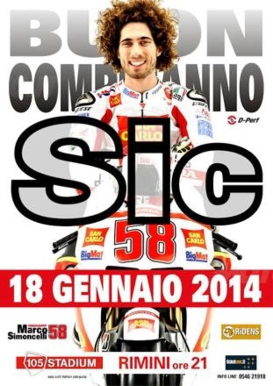 Buon Compleanno Sic, sabato 18 gennaio a Rimini