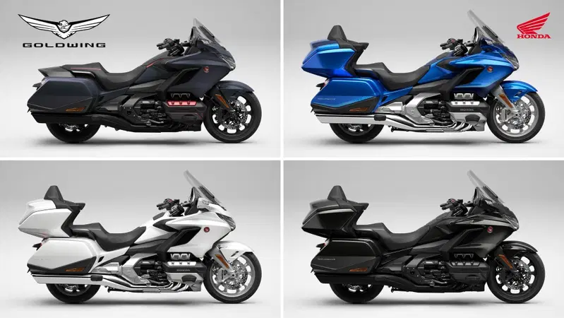 Honda GL1800 Gold Wing MY2022: nuove colorazioni