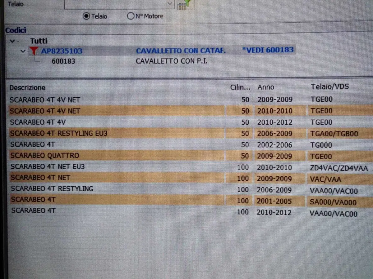 CAVALLETTO APRILIA SCARABEO 50 E 100 AP8235103 (3)