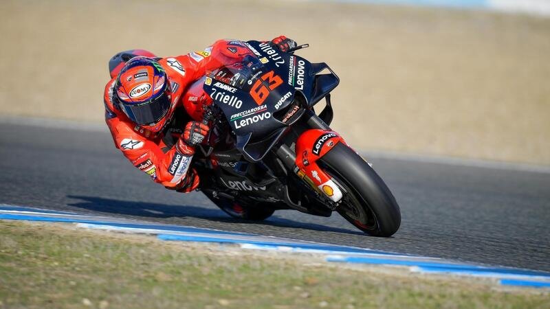 MotoGP, i test di Jerez. Francesco Bagnaia: &quot;Ducati &egrave; riuscita a migliorare una moto quasi perfetta&quot;