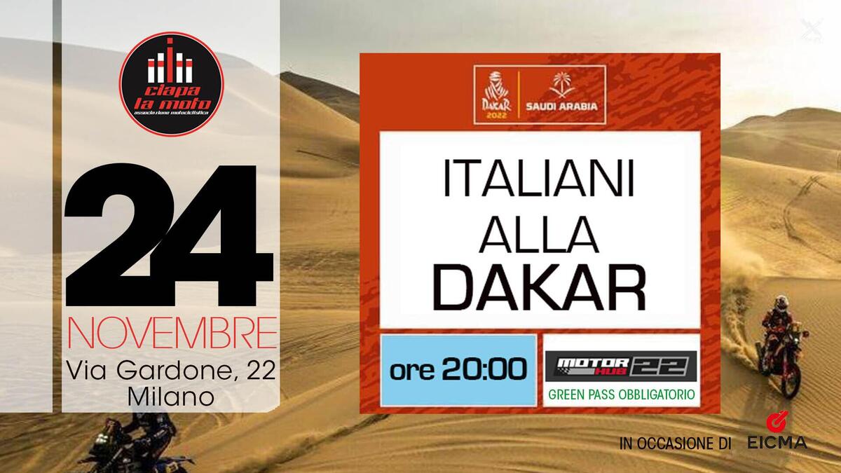 Italiani alla Dakar 2022 mercoledì 24 da Ciapa la Moto News Moto.it