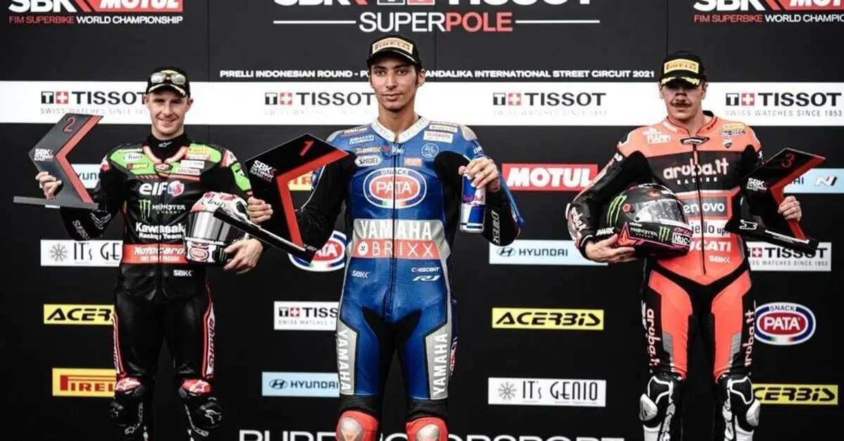 SBK 2021. Il GP di Indonesia. Toprak Razgatlioglu si aggiudica la Superpole