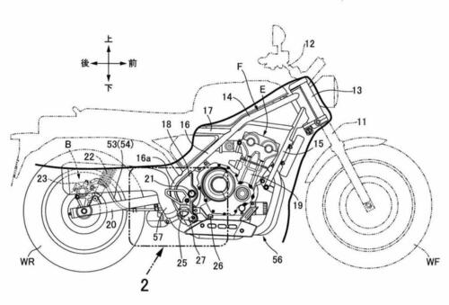 Honda CB 1100 Hawk. Arriva una classica con il motore Africa Twin?