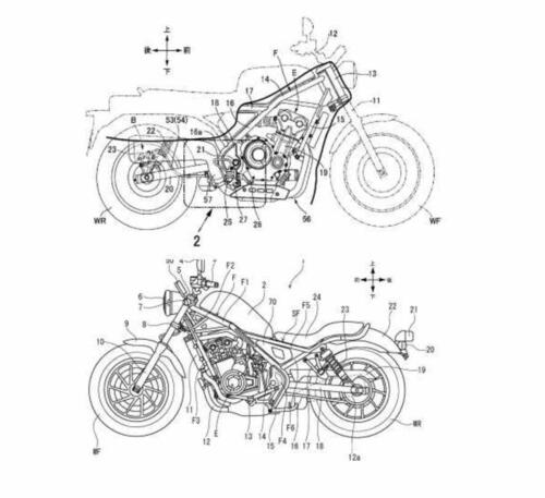 Honda CB 1100 Hawk. Arriva una classica con il motore Africa Twin? (3)